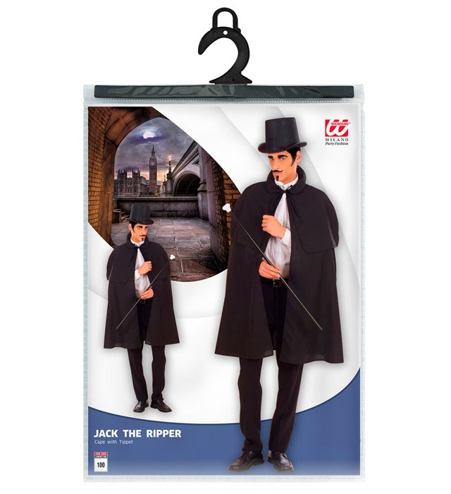 Jack The Ripper  Cape With Tippet  - 100 Cm