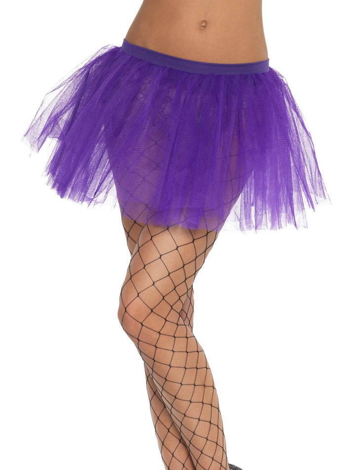 Tutu Underskirt Purple 4 Layers 30cm Long Adult Costume Accessory 2