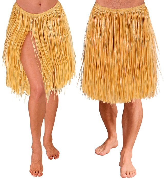 Hula Skirt Straw Color 55 Cm