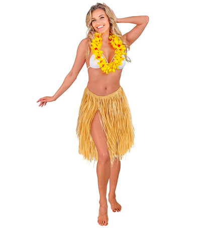 Hula Skirt Straw Color 55 Cm