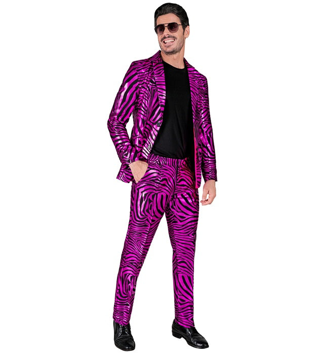 Pink Animalier Party Fashion Suit  Jacket, Pants 