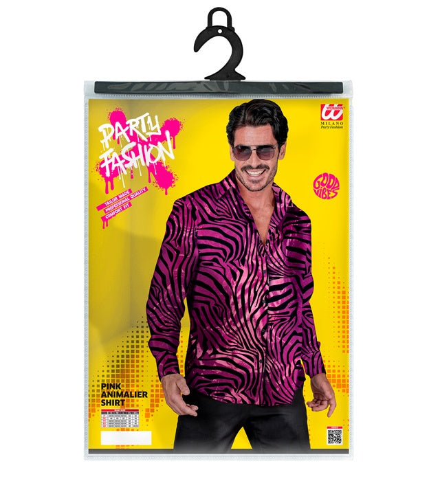 Pink Animalier Party Fashion Shirt  Shirt 