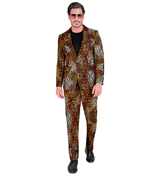 Leopard Animalier Party Fashion Suit  Jacket, Pants 