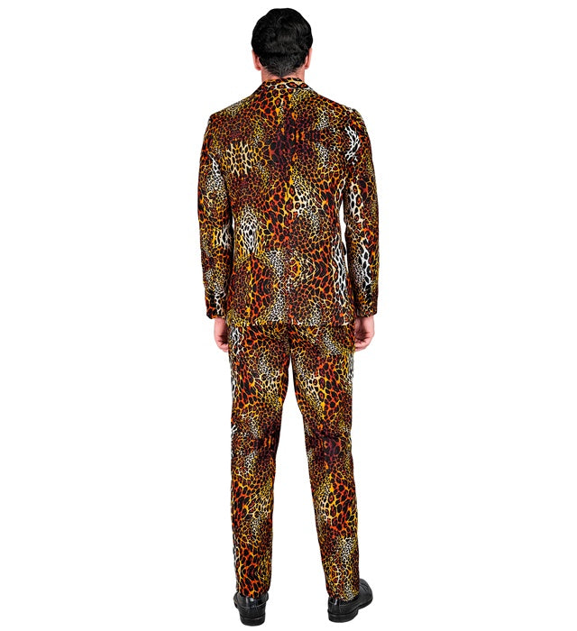 Leopard Animalier Party Fashion Suit  Jacket, Pants 