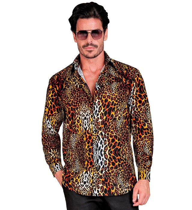 Leopard Animalier Party Fashion Shirt  Shirt 