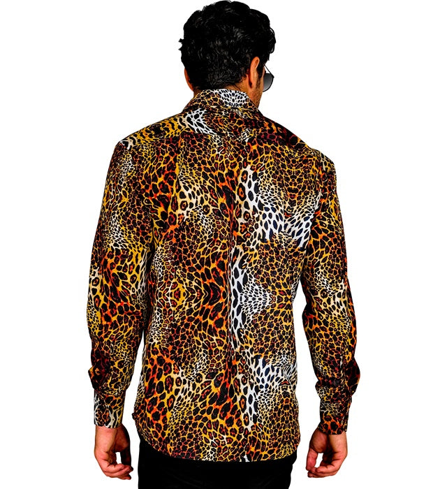 Leopard Animalier Party Fashion Shirt  Shirt 