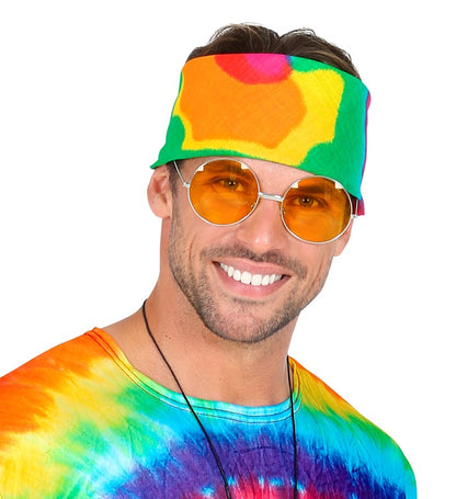 Hippie Tie-Dye Bandana 55X55 Cm - 100% Cotton