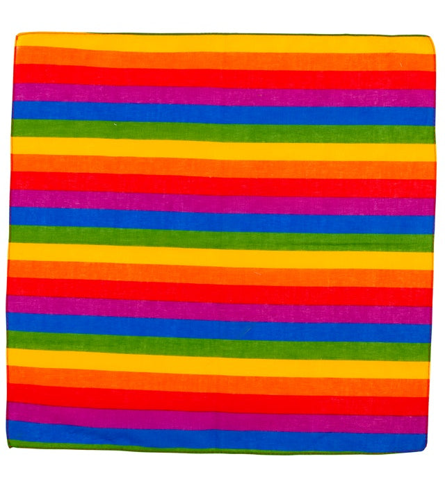 Rainbow Bandana 55X55 Cm - 100% Cotton