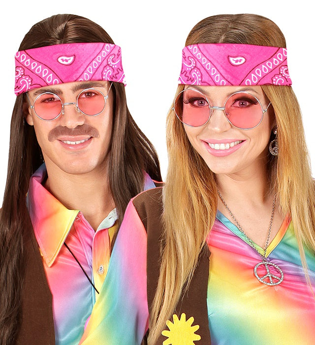 Pink Bandana 55X55 Cm - 100% Cotton