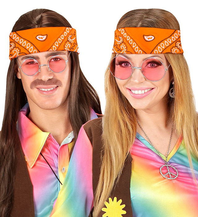 Orange Bandana 55X55 Cm - 100% Cotton