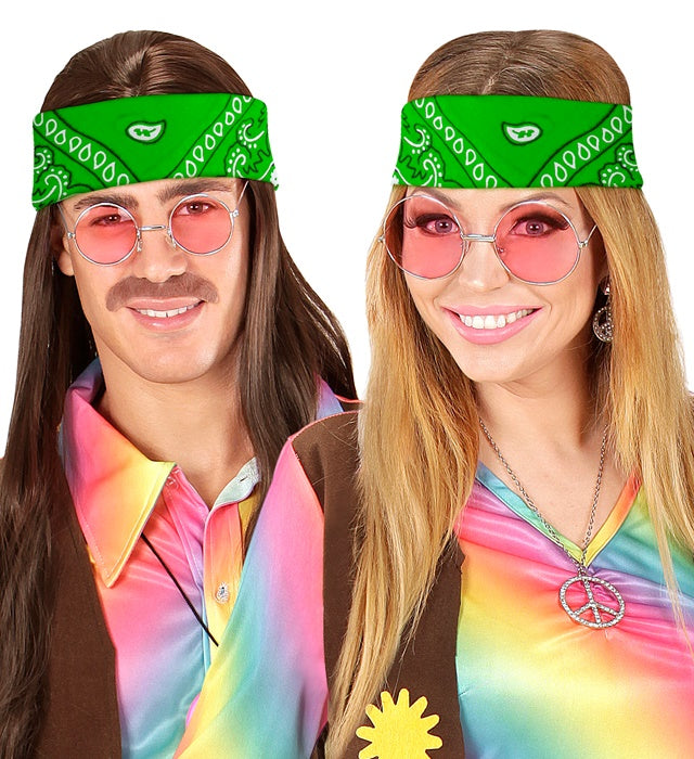 Green Bandana 55X55 Cm - 100% Cotton
