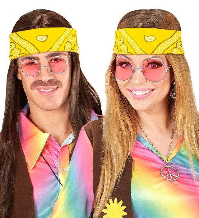 Yellow Bandana 55X55 Cm - 100% Cotton