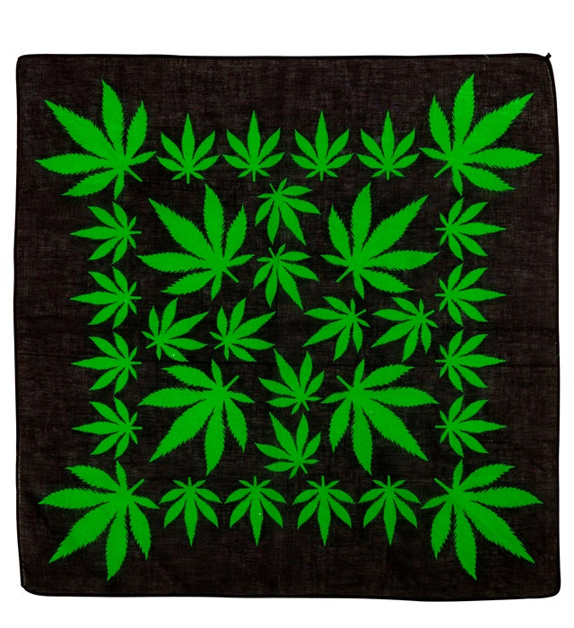 Ganja Bandana 55X55 Cm - 100% Cotton