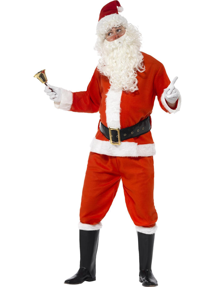 Santa Costume Jacket Trousers Hat Belt Gloves and Bootcovers