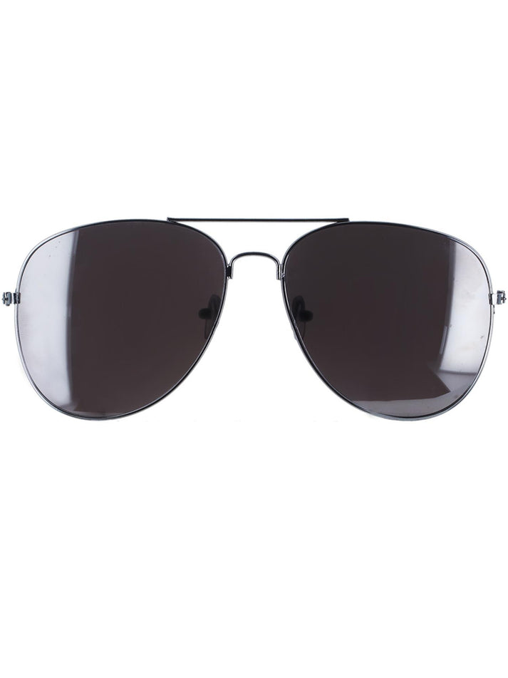 Aviator Specs Silver Mirror Adult Costume Accessory 3