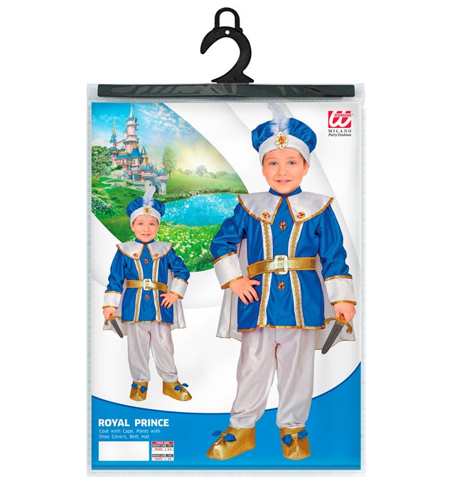 Royal Prince  Coat With Cape, Pants With Shoe Covers, Belt, Hat 