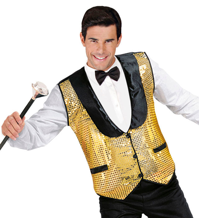 Sequin Vest 3 Colors Ass.