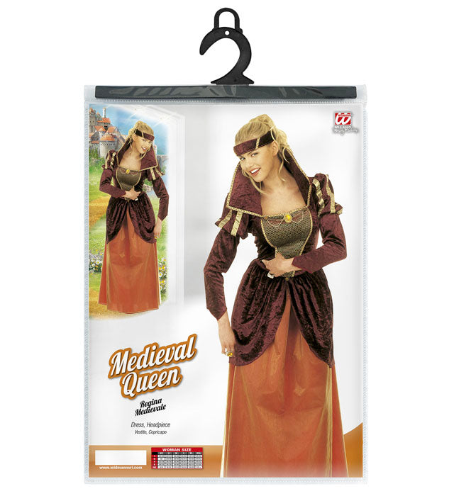 Medieval Queen  Dress, Headpiece 