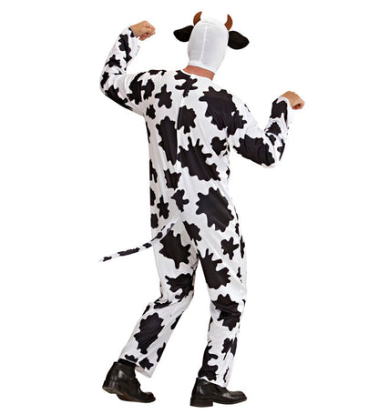 Funny Cow  Jumpsuit With Nipples, Headpiece With Horns 