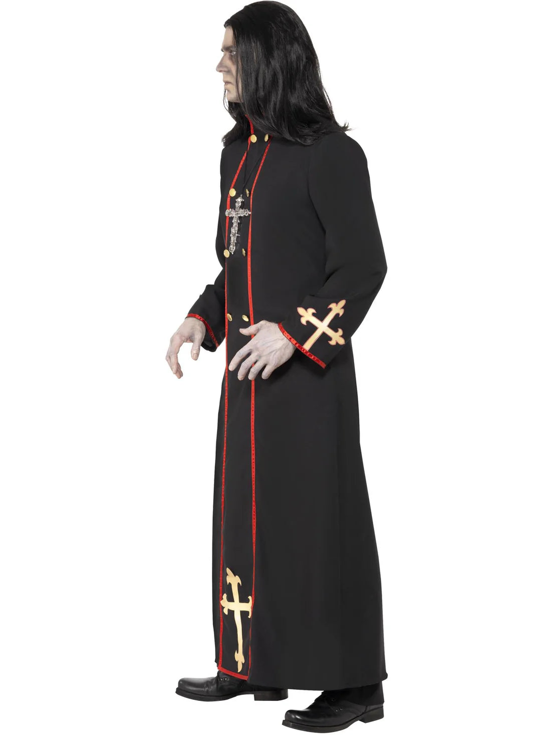 Minister Of Death Costume Adult Black Robe 2