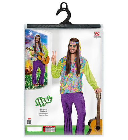 Hippie Man Velvet  Shirt, Pants, Headband 