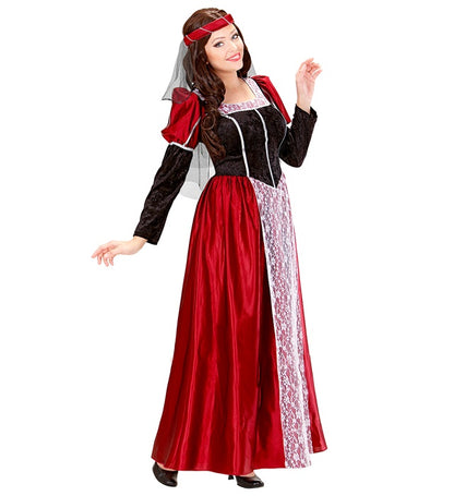 Castle Beauty  Dress, Headpiece With Veil 