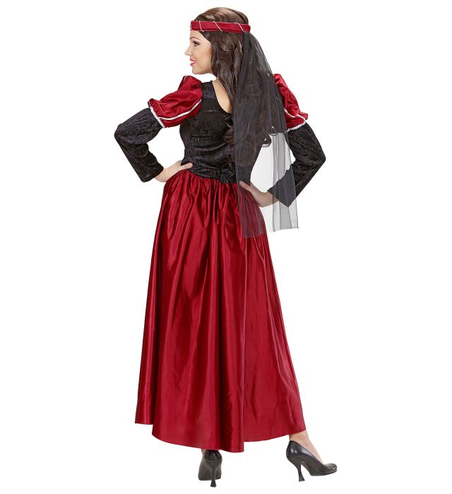 Castle Beauty  Dress, Headpiece With Veil 