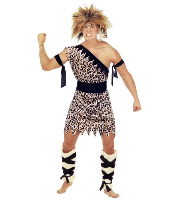 Caveman Velvet  Tunic, Belt, Jambs, Armbands, Headband 