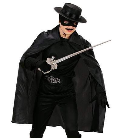 Child Size Black Cape 90 Cm