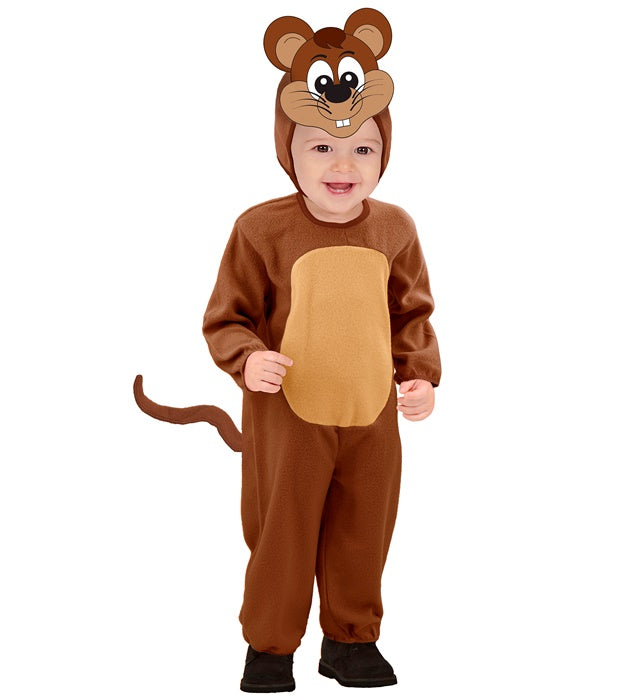 Mouse  Jumpsuit, Headpiece With Mask 