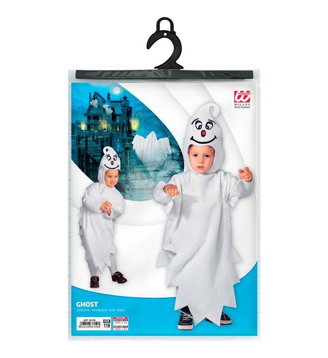 Ghost  Costume, Headpiece With Mask 