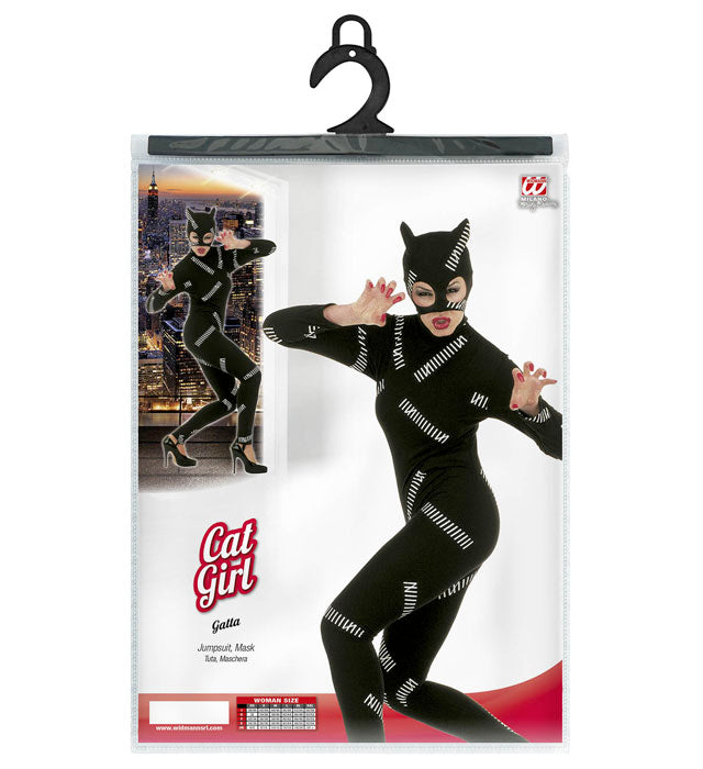 Cat Girl  Jumpsuit, Mask 