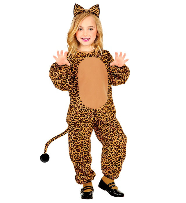 Leopard  Jumpsuit, Ears 