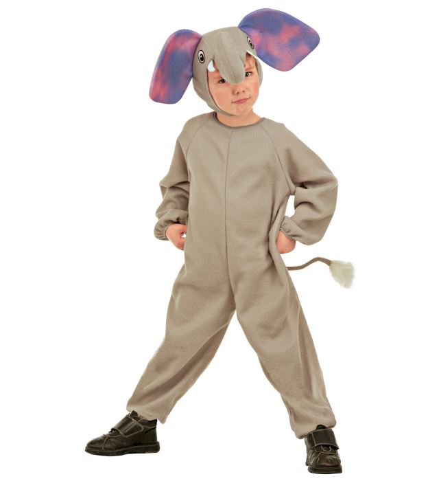 Elephant  Jumpsuit, Headpiece 