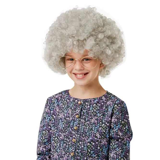 Granny Wig Childs Size Costume Accessory 1