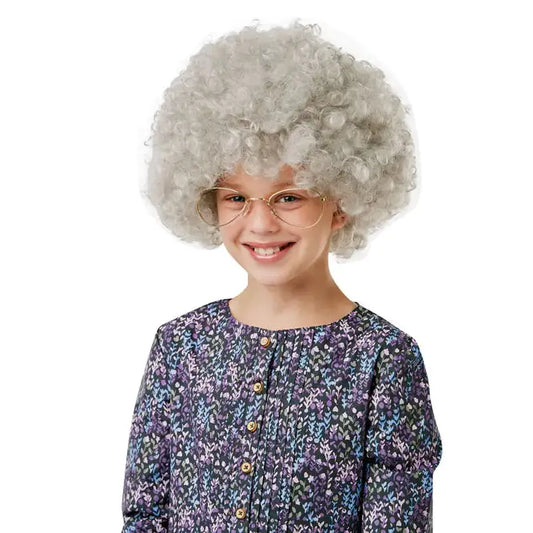 Granny Wig Childs Size Costume Accessory 1
