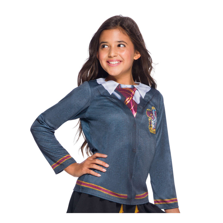 Gryffindor Grey Top Kids Harry Potter Costume 1