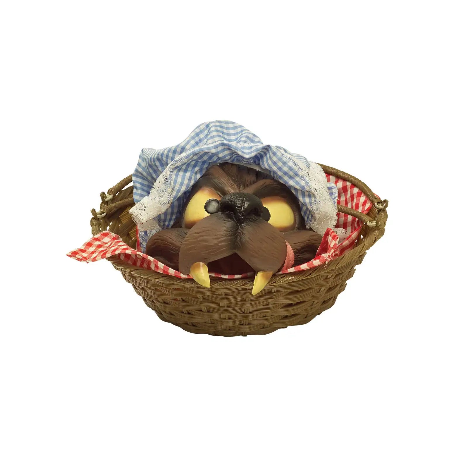 Wolf Head in Basket Red Riding Hood 1