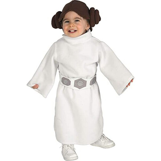 Princess Leia Toddler Romper Star Wars White Fleece 1