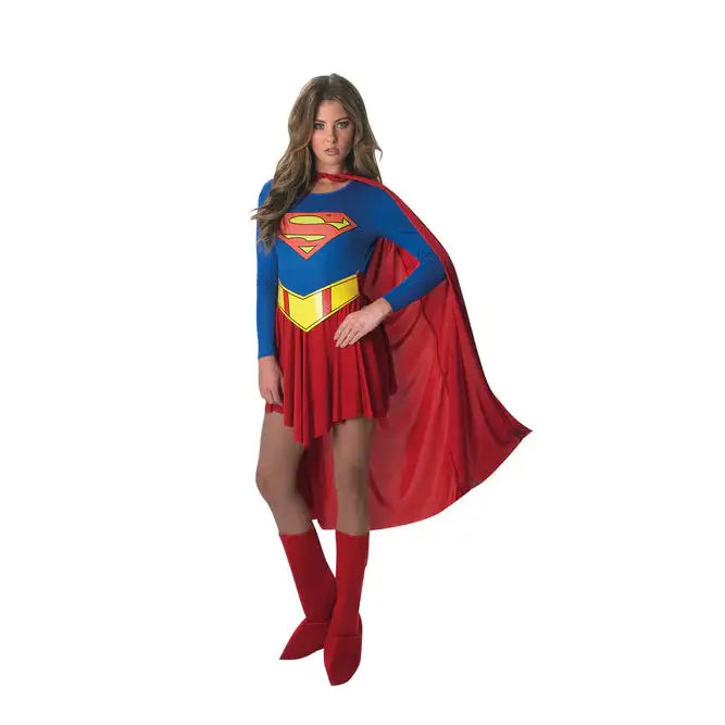 Womens Supergirl Leotard Costume 1984 Movie Version 1