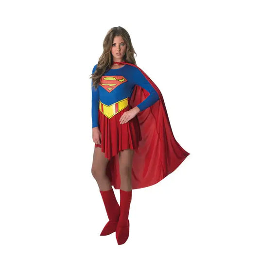 Womens Supergirl Leotard Costume 1984 Movie Version 1