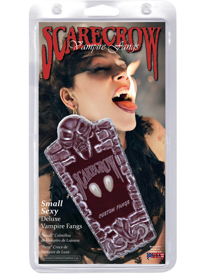 Love Bite Vampire Fangs with Adhesive Adult Costume Accessory 1