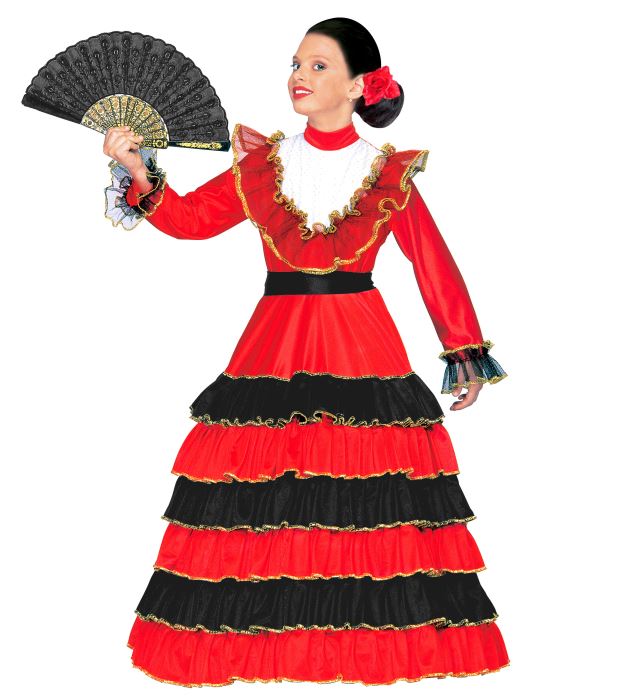 Señorita  Dress With Wire Hoop, Belt 