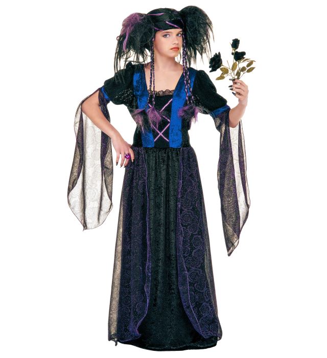 Gothic Princess  Dress, Headpiece With Veil 