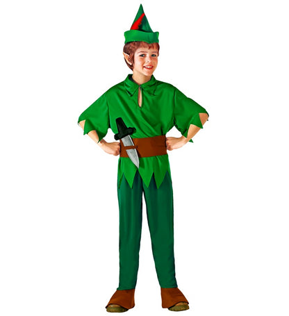 Peter  Coat, Pants With Shoe Covers, Belt With Dagger, Hat With Feather 