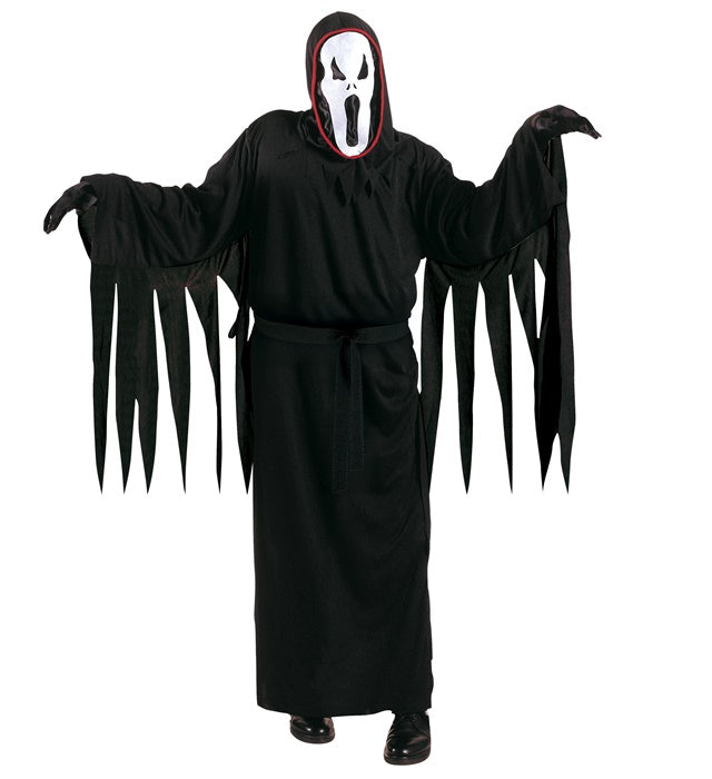 Screaming Ghost  Robe, Belt, Hooded Mask 
