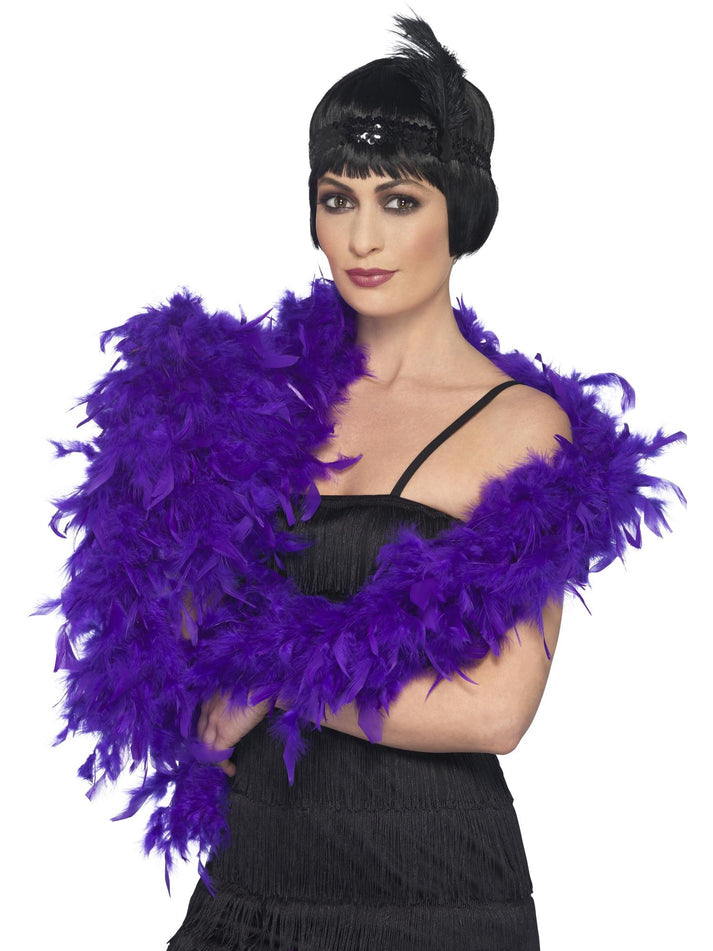 Deluxe Boa Purple 180cm 80g Adult Costume Accessory 1