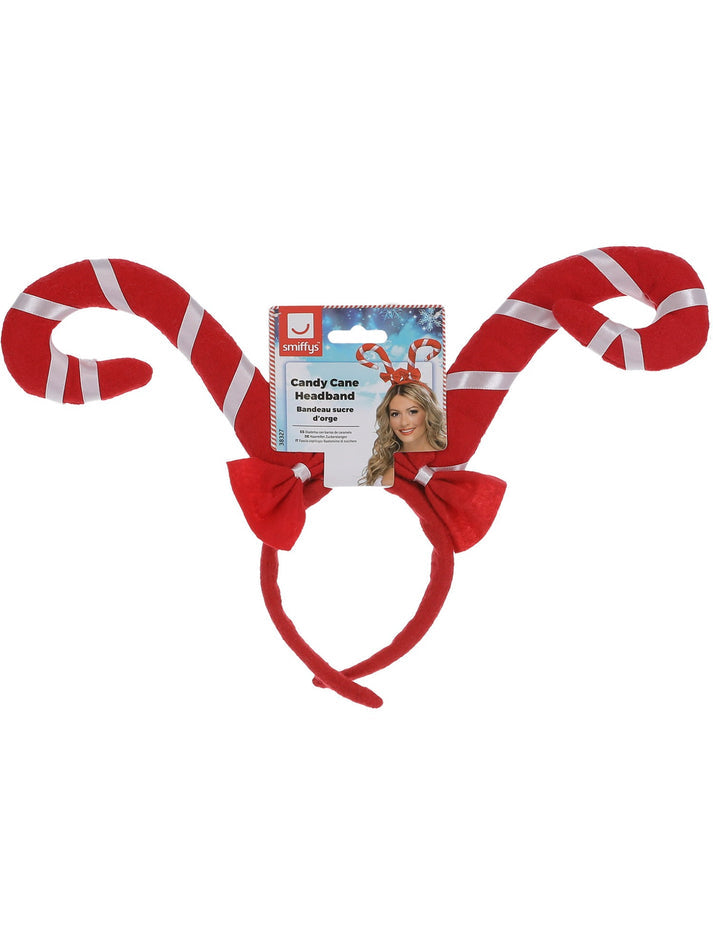 Candy Cane Headband Red Whte Adult Costume Accessory 2