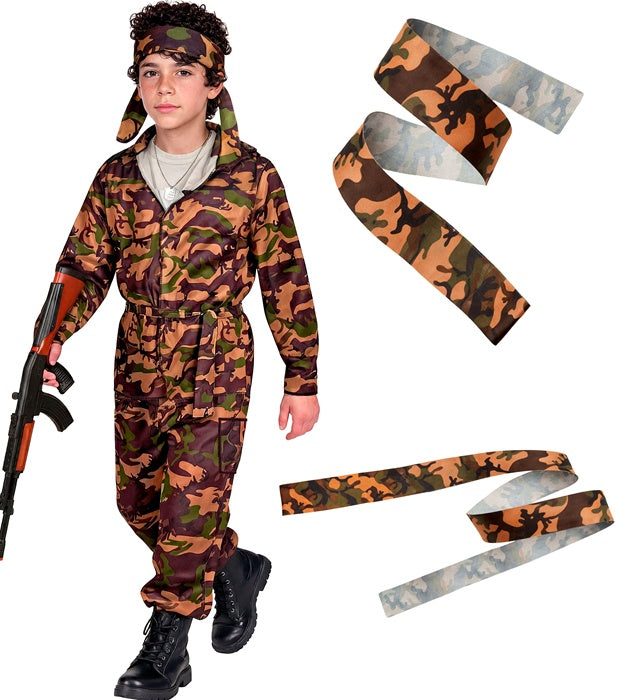 Soldier  Coat, Pants, Belt, Headband 