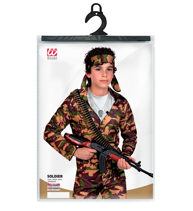 Soldier  Coat, Pants, Belt, Headband 
